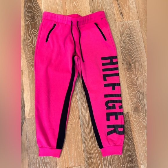Tommy Hilfiger Pants - Tommy Hilfiger pink and blue jogger pants